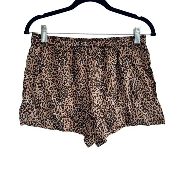 NWT Victorias Secret 2-piece Boxer Short Set Women’s XS Leopard Print/Stripes - Picture 4 of 15